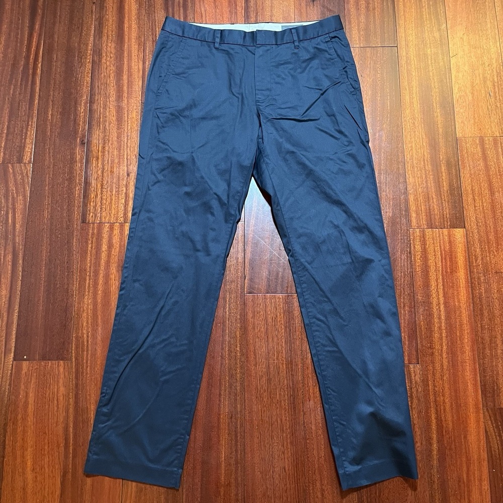 Bonobos Pants Mens 33x32 Blue Slim Stretch Monday Business Casual Office Preppy